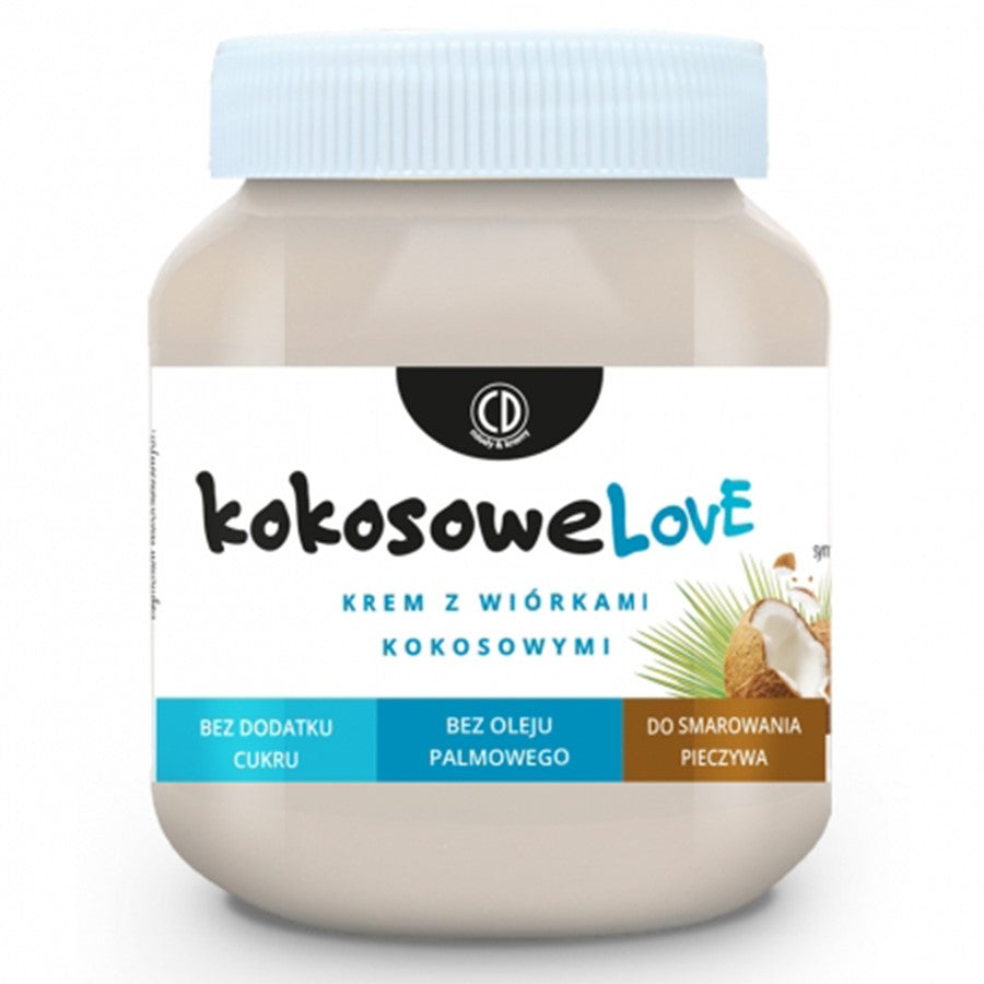 Krem z wiórkami kokosowymi - KOKOSOWELOVE CD 320g-0