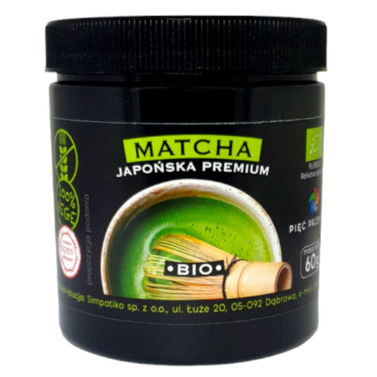 Matcha japońska premium BIO Pięć Przemian, 60 g-0