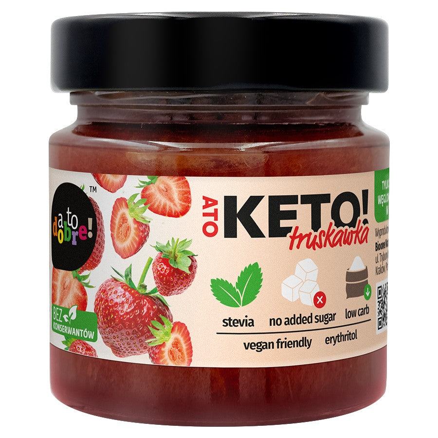 Konfitura Truskawka A To Keto! 200g-0