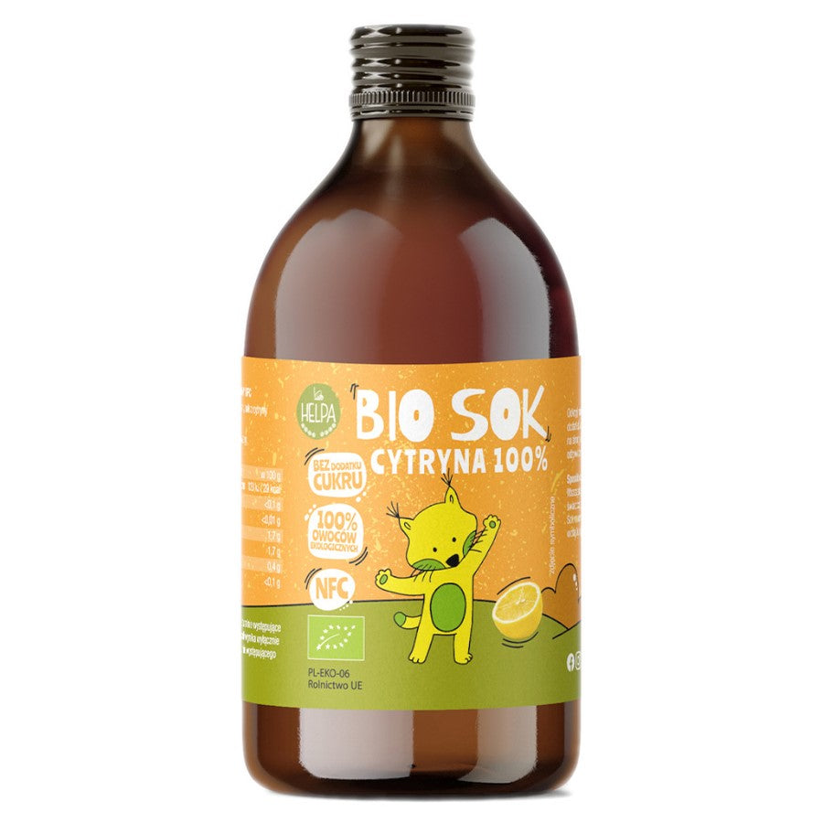 Sok Cytryna 100% BIO Helpa, 250ml-0