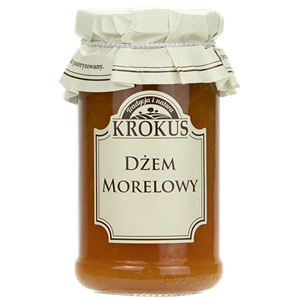 Dżem morelowy z małą ilością cukru, bezglutenowy 235 g