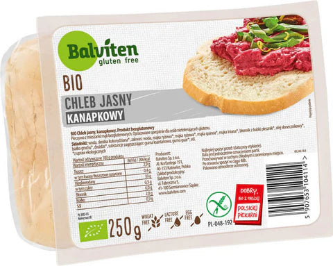 Helles Sandwichbrot, glutenfrei BIO 250 g