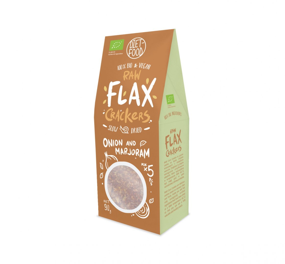 Bio Flax Crackers Onion And Majoram-0