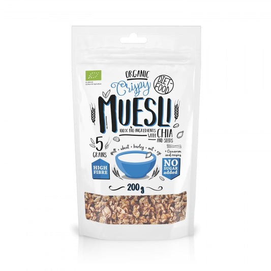 Bio Muesli Crunch with Chia 200 g-0