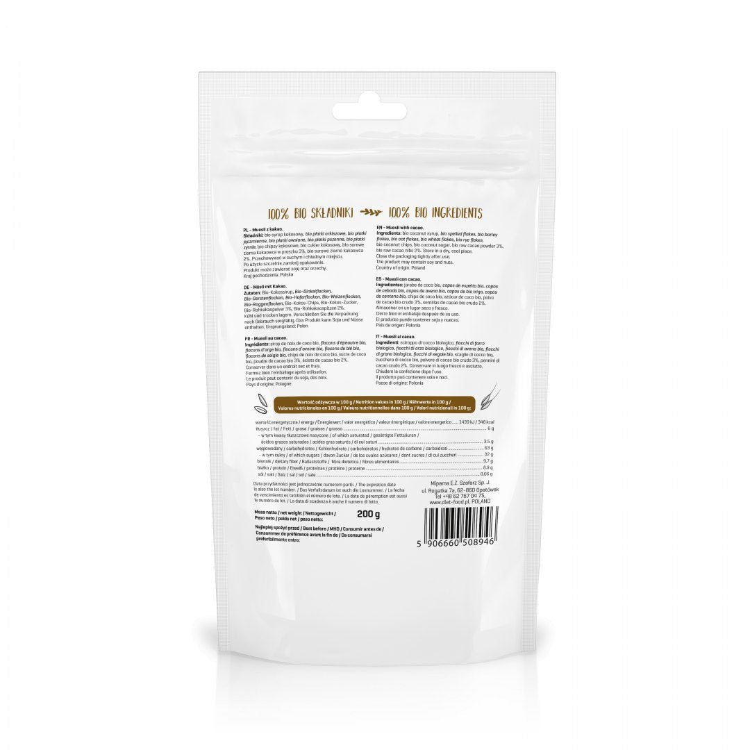 Bio Muesli with Cocoa 200 g-1