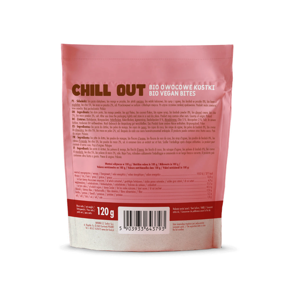 Bio Vegan Bites CHILL OUT (fruit cubes) - superfoods 120 g-1