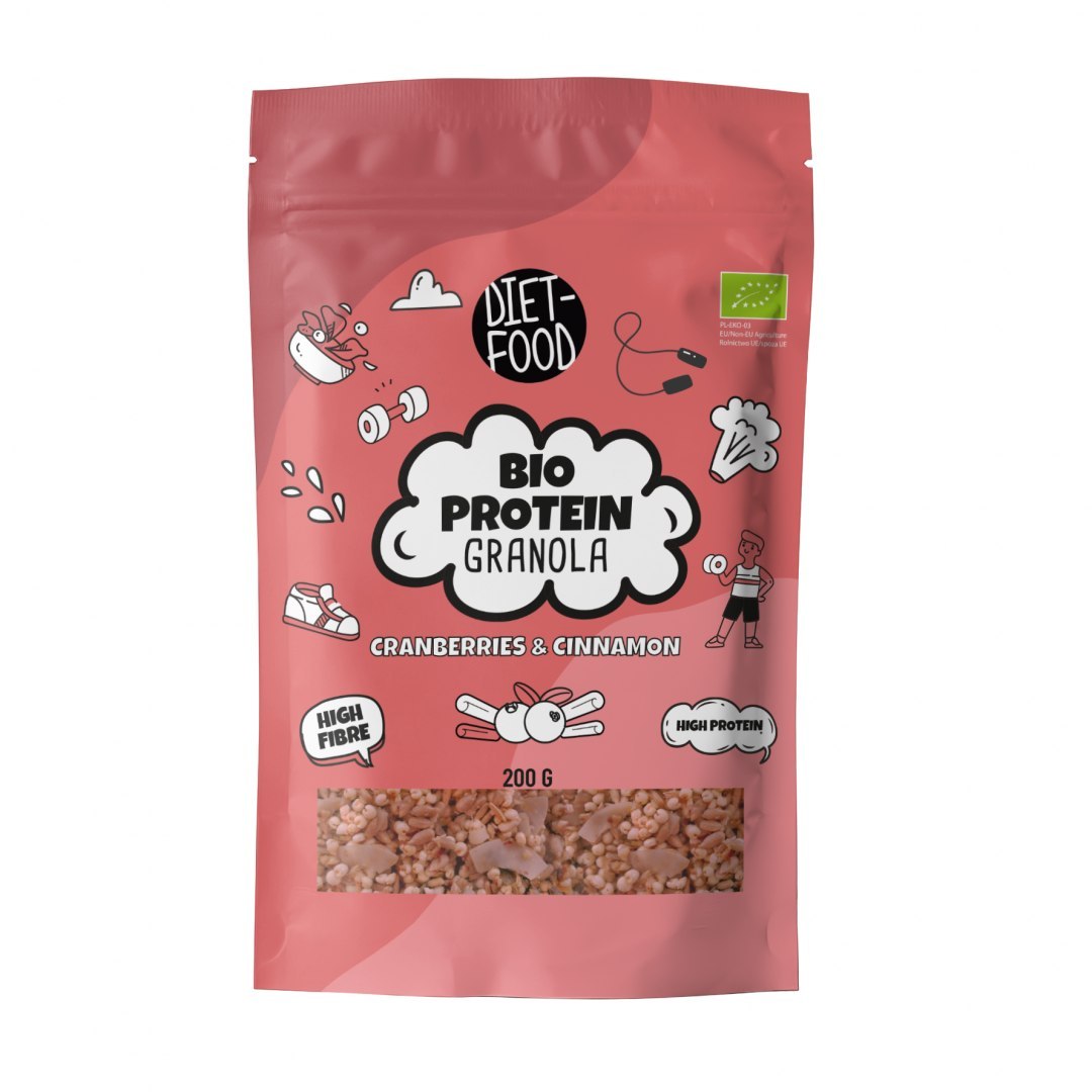 Bio Granola Protein Cranberry and Cinnamon 200 g-0