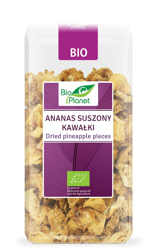 ANANAS SUSZONY KAWAŁKI BIO 100 g - BIO PLANET-0