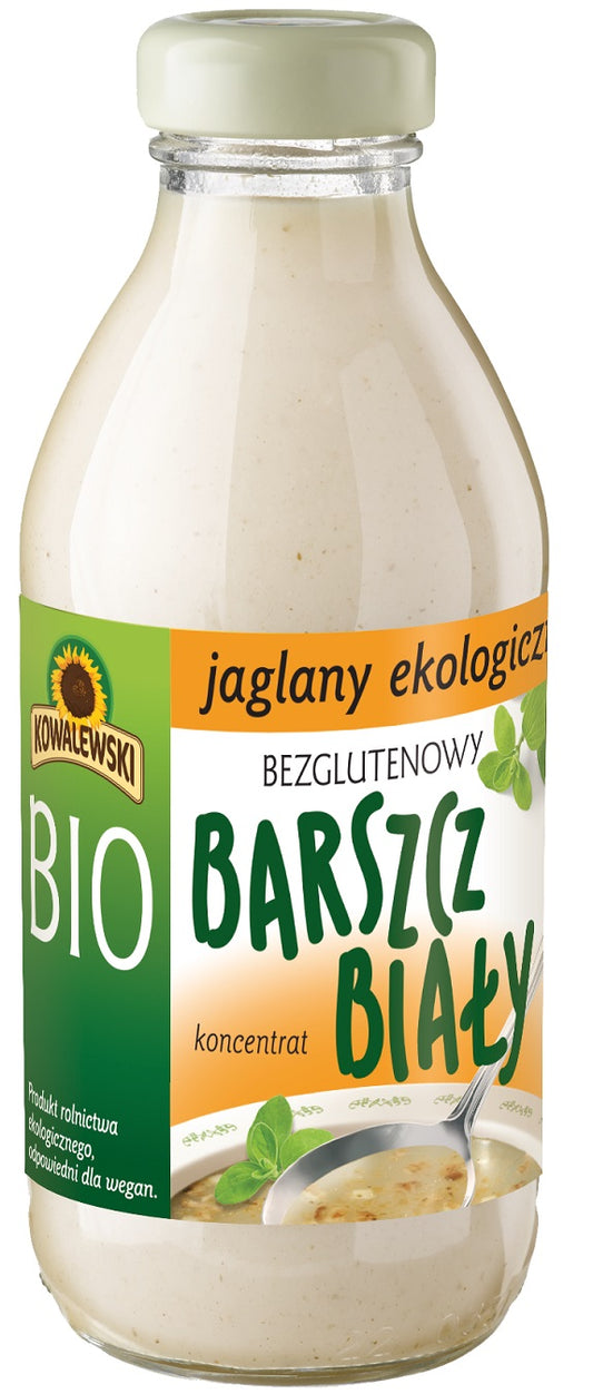 BARSZCZ BIAŁY JAGLANY BEZGLUTENOWY KONCENTRAT BIO 320 ml - KOWALEWSKI-0