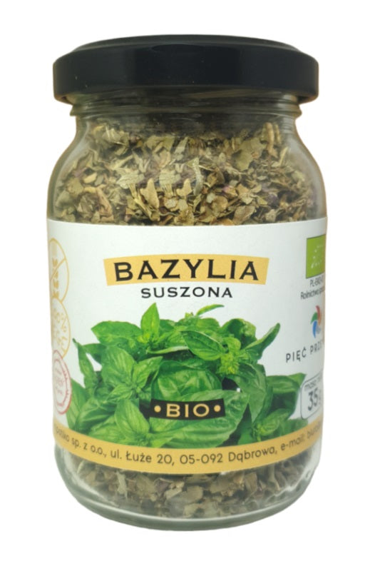 BAZYLIA BEZGLUTENOWA BIO 35 g - PIĘĆ PRZEMIAN-0