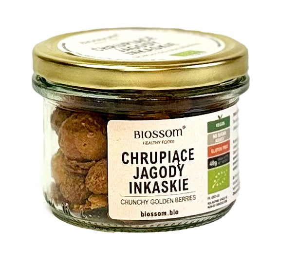 CHRUPIĄCA JAGODA INKASKA BEZGLUTENOWA BIO 40 g - BIOSSOM-0