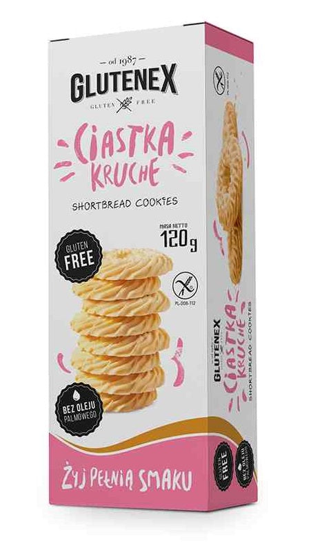 CIASTKA KRUCHE BEZGLUTENOWE 120 g - GLUTENEX-0