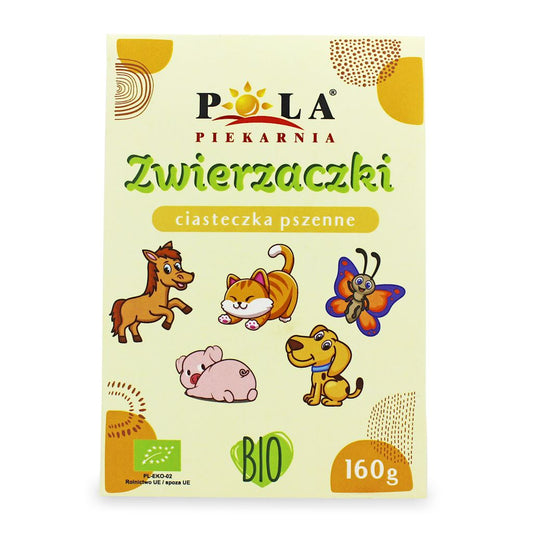 CIASTKA KRUCHE ZWIERZACZKI BIO 160 g - POLA-0