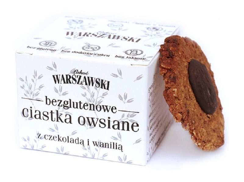 CIASTKA OWSIANE Z CZEKOLADĄ I WANILIĄ BEZGLUTENOWE 150 g - BATON WARSZAWSKI-0