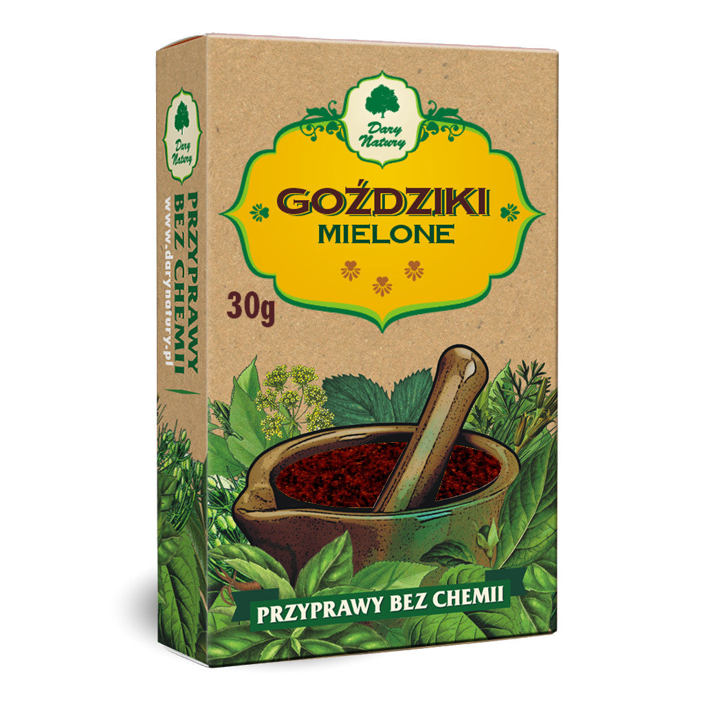 GOŹDZIKI MIELONE 30 g - DARY NATURY-0