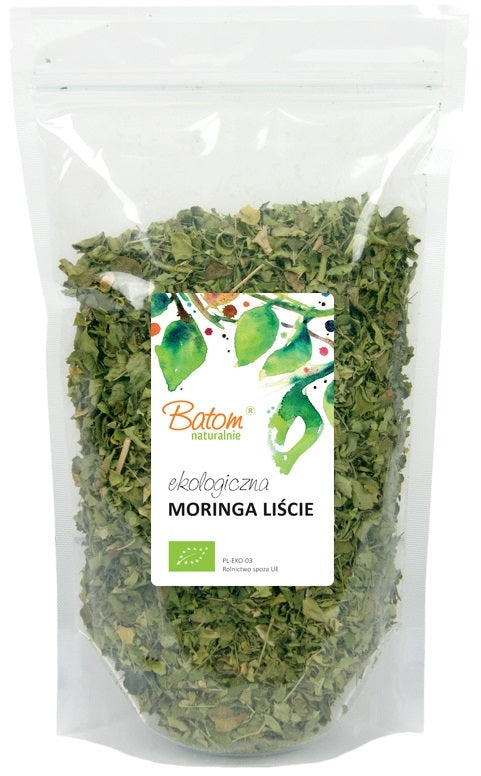 HERBATKA LIŚĆ MORINGI BIO 100 g - BATOM-0