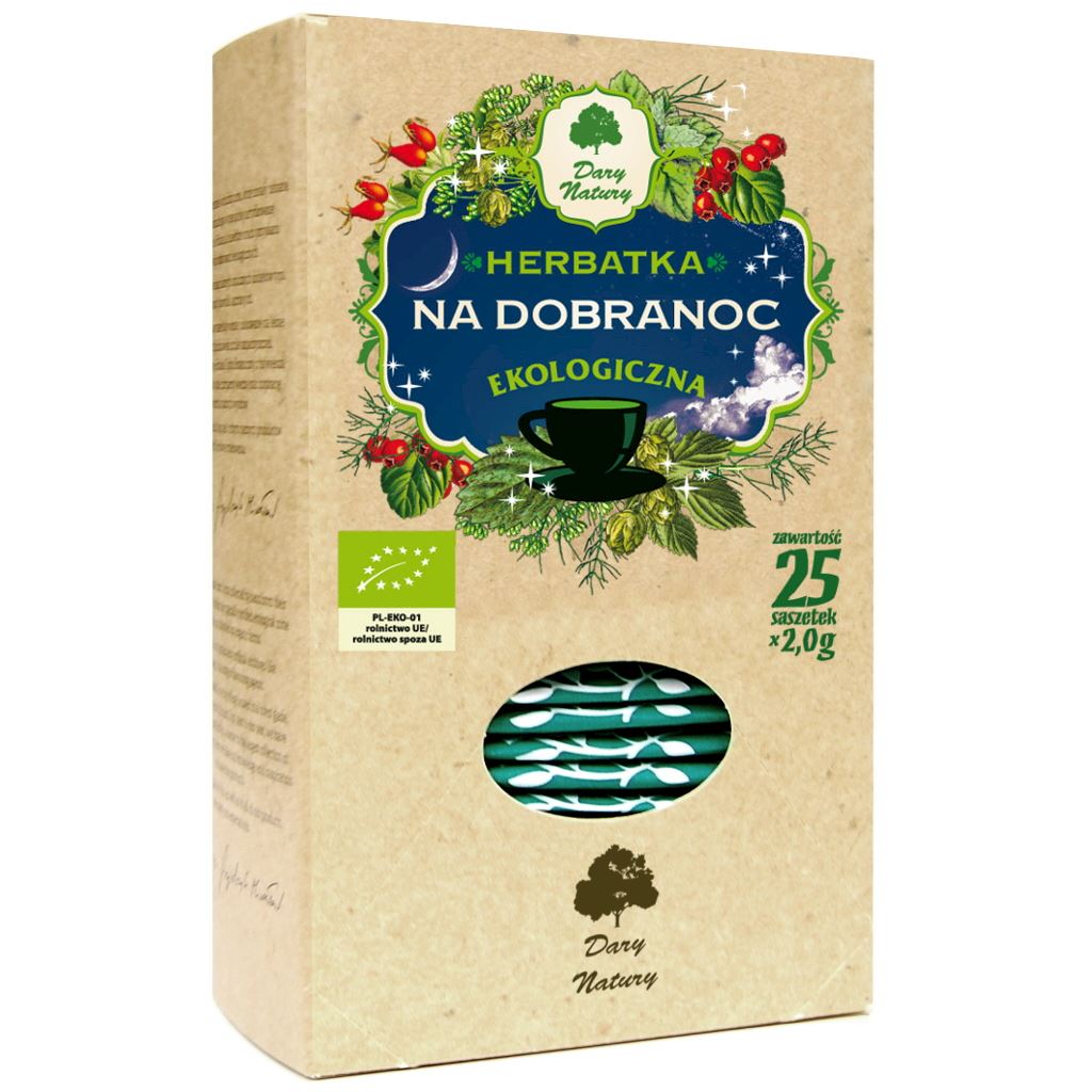 HERBATKA NA DOBRANOC BIO (25 x 2 g) 50 g - DARY NATURY-0