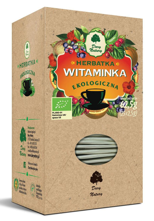 HERBATKA WITAMINKA BIO (25 x 2,5 g) 62,5 g - DARY NATURY-0