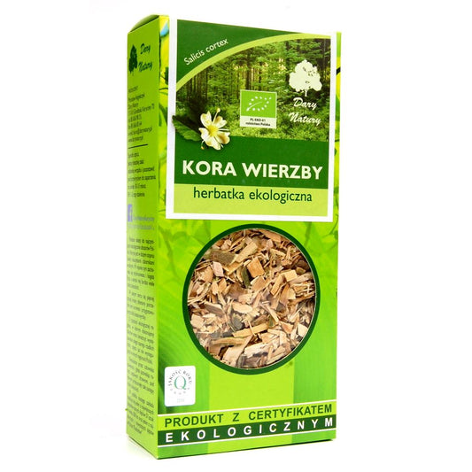 HERBATKA Z KORY WIERZBY BIO 100 g - DARY NATURY-0