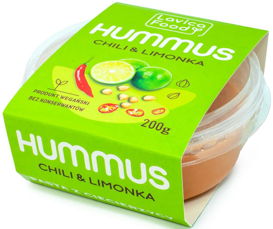 HUMMUS CHILI I LIMONKA 200 g - LAVICA FOOD-0