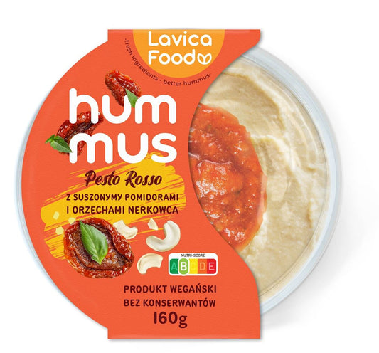 HUMMUS PESTO ROSSO 160 g - LAVICA FOOD-0