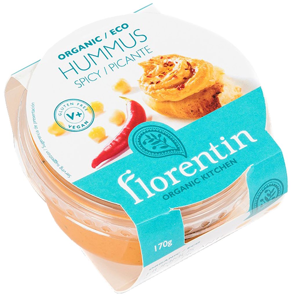 HUMMUS PIKANTNY BEZGLUTENOWY BIO 170 g - FLORENTIN-0