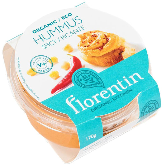 HUMMUS PIKANTNY BEZGLUTENOWY BIO 170 g - FLORENTIN-0