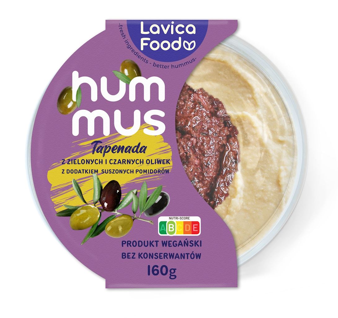 HUMMUS TAPENADA 160 g - LAVICA FOOD-0