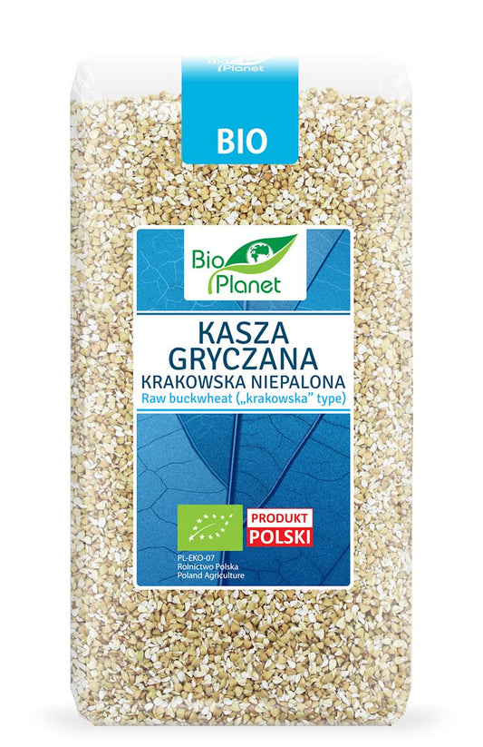 KASZA GRYCZANA KRAKOWSKA NIEPALONA BIO 500 g - BIO PLANET-0