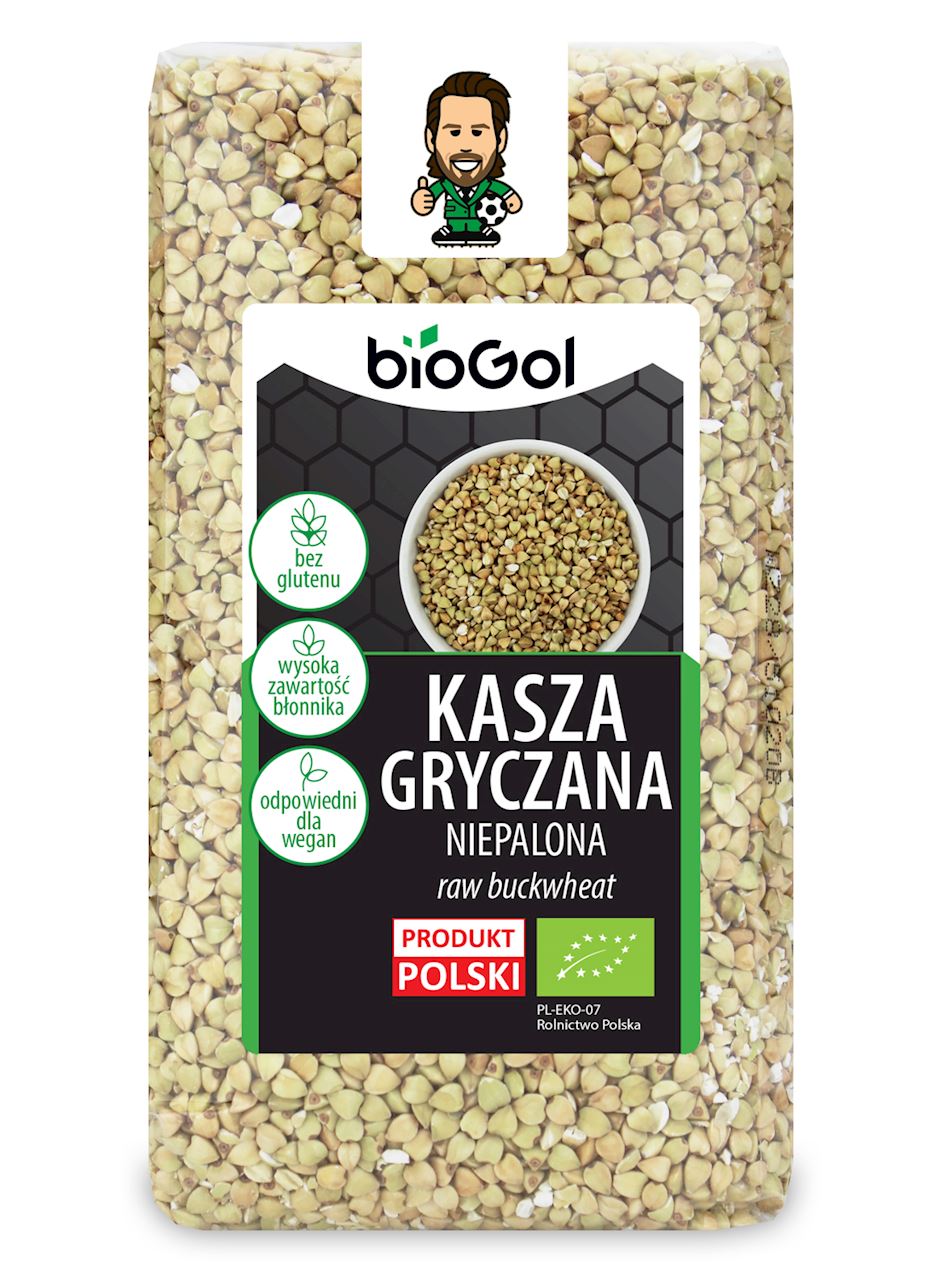 KASZA GRYCZANA NIEPALONA BEZGLUTENOWA BIO 500 g - BIOGOL-0