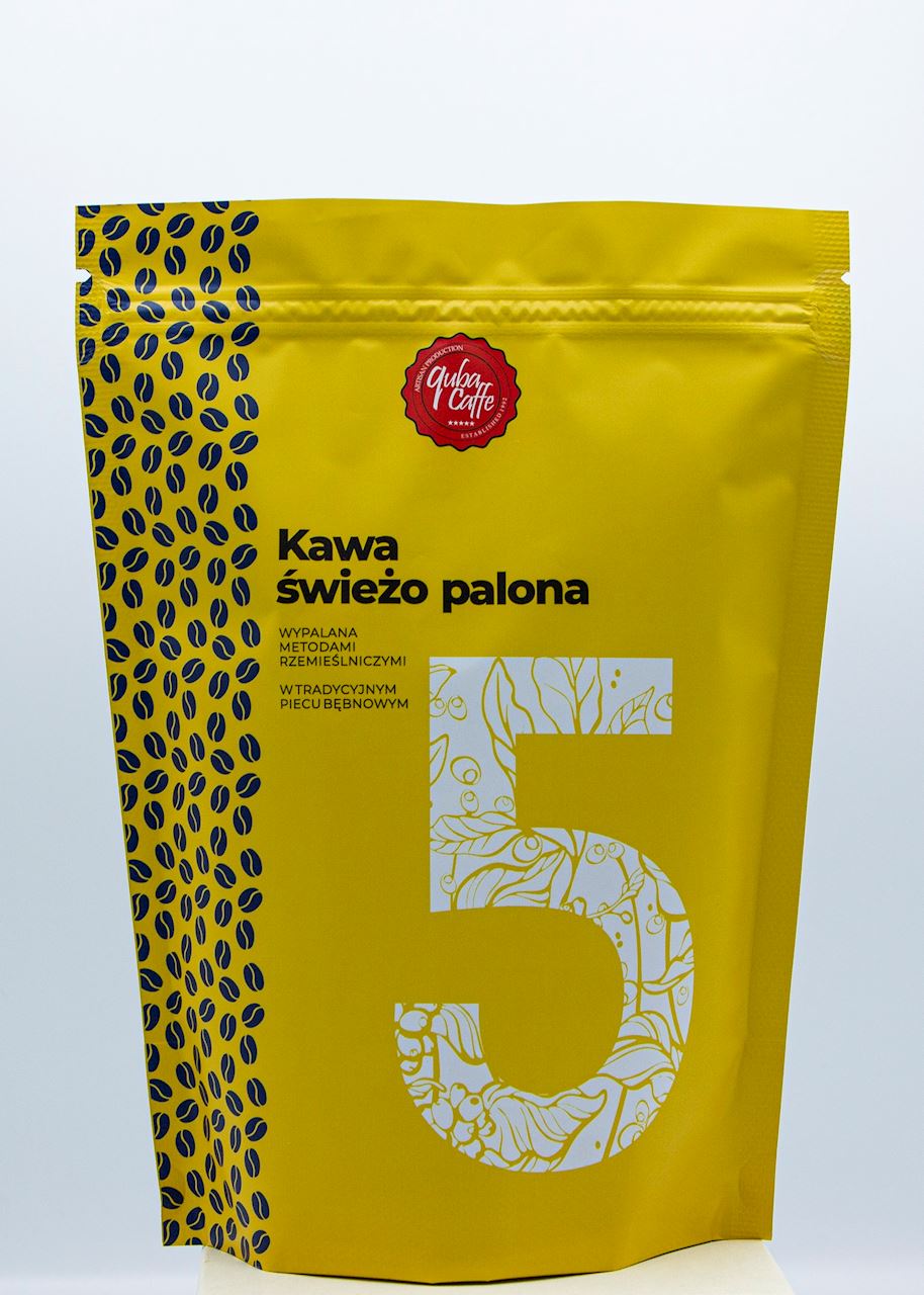 KAWA ZIARNISTA ARABICA 100 % (NO.5) 250 g - QUBA CAFFE-0