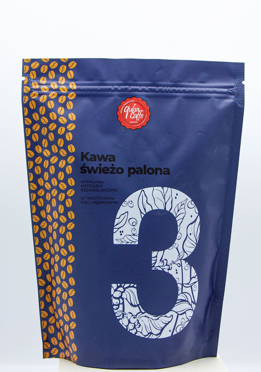 KAWA ZIARNISTA ARABICA/ROBUSTA (NO.3) 250 g - QUBA CAFFE-0