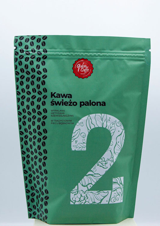 KAWA ZIARNISTA ARABICA/ROBUSTA (NO.2) 250 g - QUBA CAFFE-0