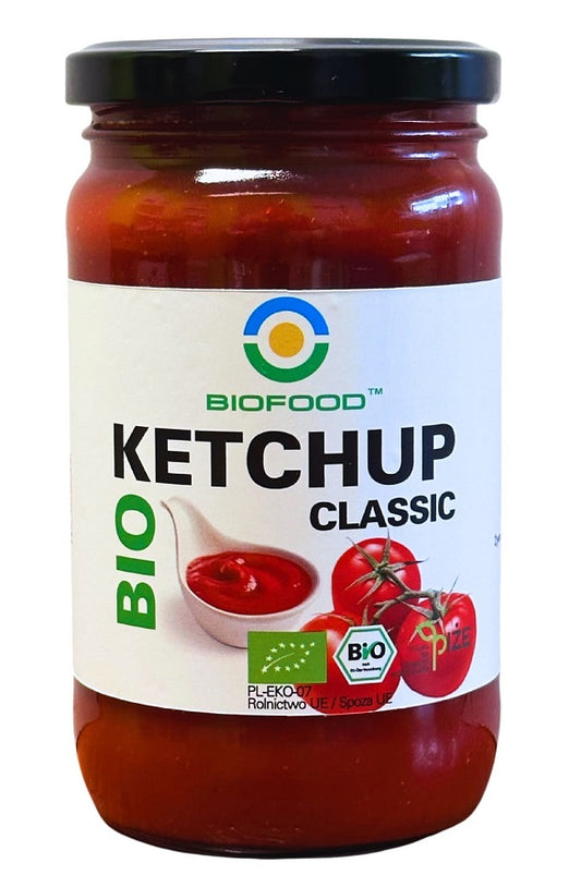 KETCHUP CLASSIC BEZGLUTENOWY BIO 350 g - BIO FOOD-0