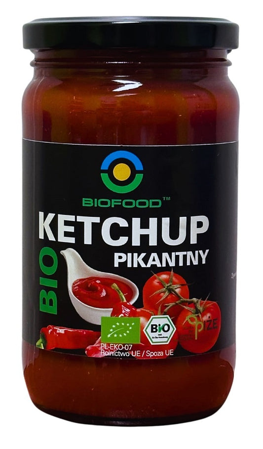 KETCHUP PIKANTNY BEZGLUTENOWY BIO 350 g - BIO FOOD-0