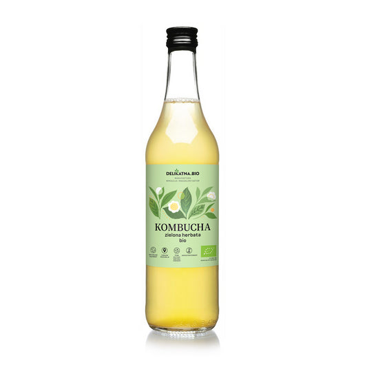 KOMBUCHA Z ZIELONEJ HERBATY BIO 500 ml - DELIKATNA (ZAKWASOWNIA)-0