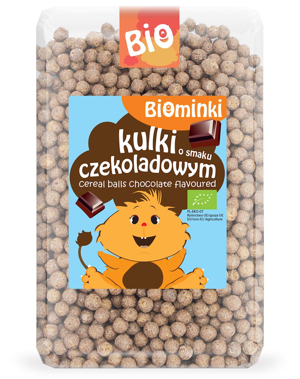 KULKI O SMAKU CZEKOLADOWYM BIO 500 g - BIOMINKI-0