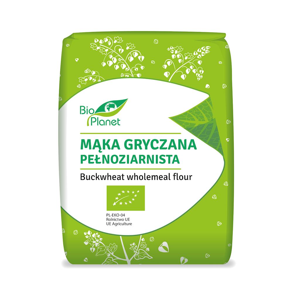 MĄKA GRYCZANA PEŁNOZIARNISTA BIO 1 kg - BIO PLANET-0