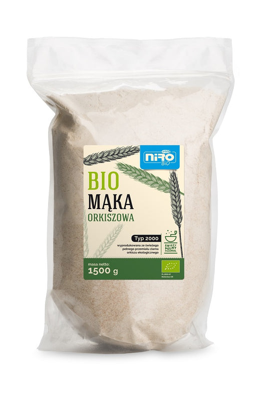 MĄKA ORKISZOWA TYP 2000 BIO 1,5 kg - NIRO-0