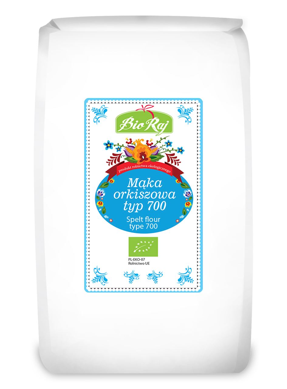 MĄKA ORKISZOWA TYP 700 BIO 1 kg - BIO RAJ-0