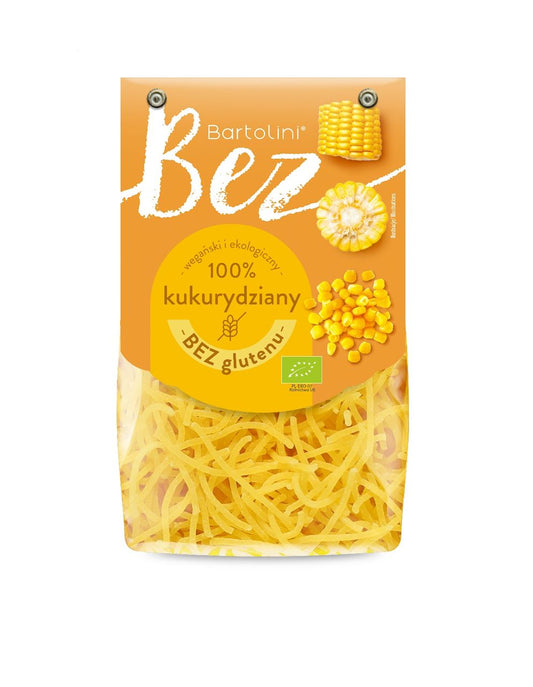 MAKARON (KUKURYDZIANY) KRAJANKA BEZGLUTENOWY BIO 250 g - BARTOLINI-0