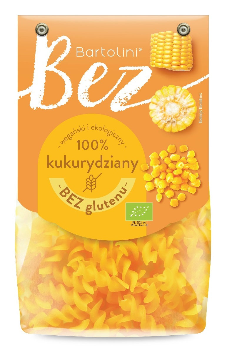 MAKARON (KUKURYDZIANY) ŚWIDERKI BEZGLUTENOWY BIO 250 g - BARTOLINI-0