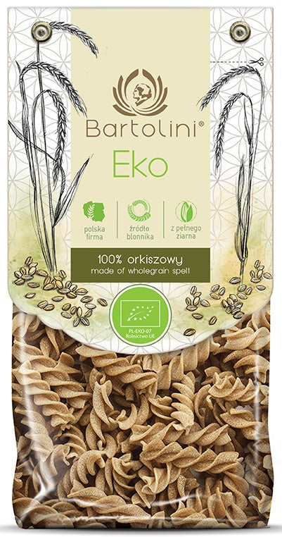 MAKARON (ORKISZOWY RAZOWY) ŚWIDERKI BIO 250 g - BARTOLINI-0