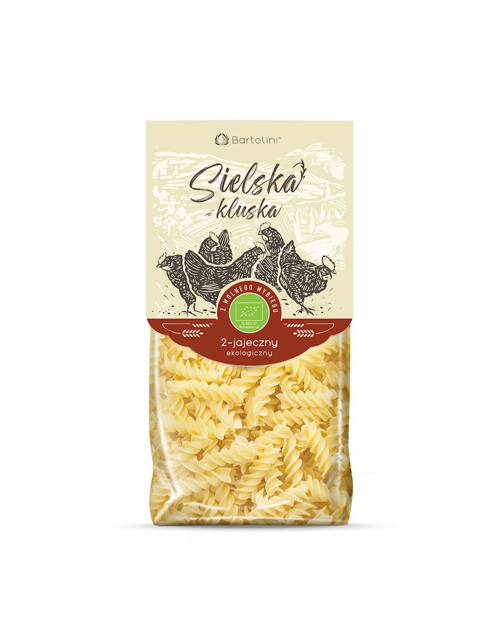 MAKARON (SEMOLINOWY 2-JAJECZNY) ŚWIDERKI BIO 250 g - BARTOLINI (SIELSKA KLUSKA)-0