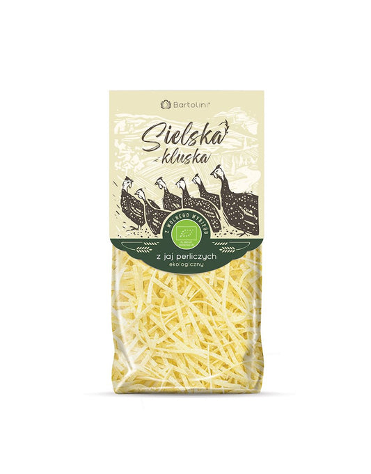 MAKARON (Z JAJ PERLICZYCH) KRAJANKA BIO 250 g - BARTOLINI (SIELSKA KLUSKA)-0