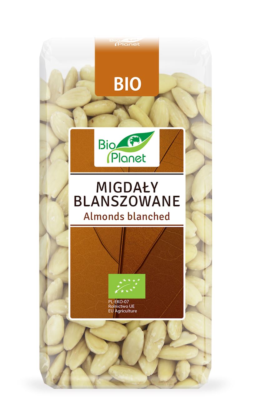 MIGDAŁY BLANSZOWANE BIO 350 g - BIO PLANET-0