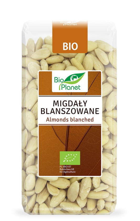 MIGDAŁY BLANSZOWANE BIO 350 g - BIO PLANET-0