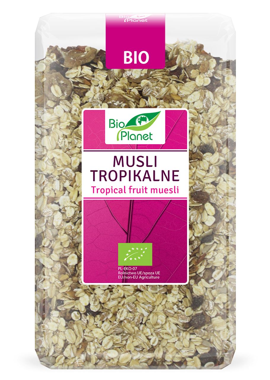 MUSLI TROPIKALNE BIO 600 g - BIO PLANET-0