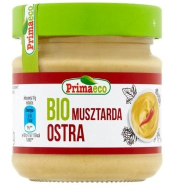 MUSZTARDA OSTRA BIO 170 g - PRIMAVIKA (PRIMAECO)-0