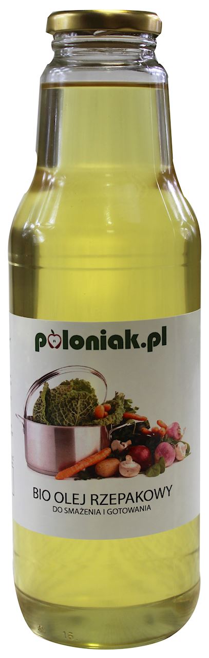 OLEJ RZEPAKOWY DO SMAŻENIA I GOTOWANIA BIO 750 ml - POLONIAK-0